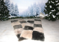 Preview: Lammfell Bettumrandung Twinset Beige Grau Öko Unterbett